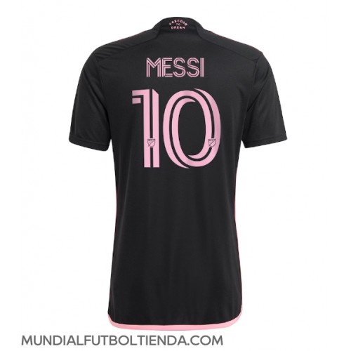 Camiseta Inter Miami Lionel Messi #10 Segunda Equipación Replica 2024-25 mangas cortas